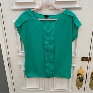 Ann Taylor - Green Blouse - size MEDIUM